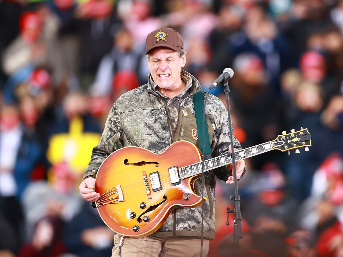 Ted Nugent onstage