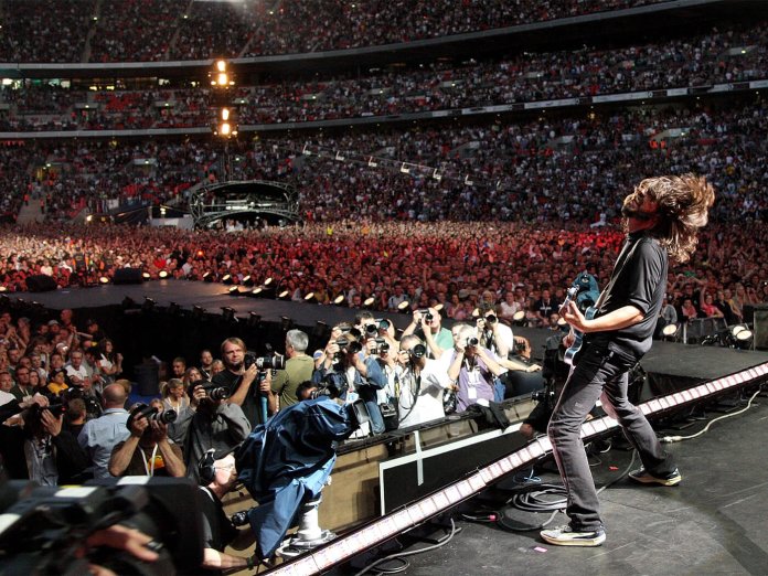 Dave Grohl onstage