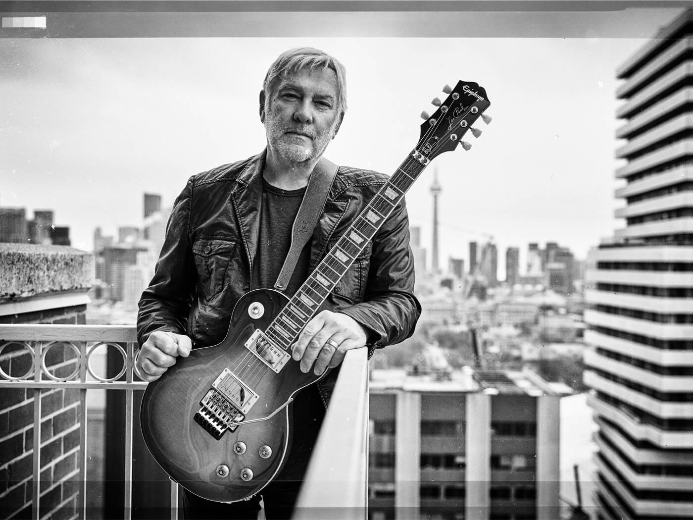 Alex Lifeson with Epiphone Les Paul Axcess Standard