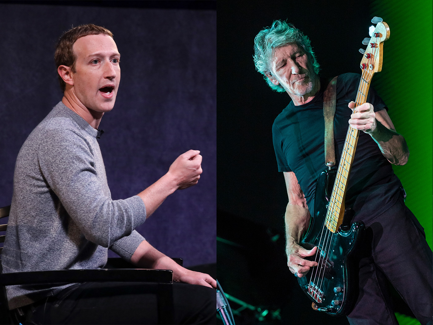 Mark Zuckerberg, Roger Waters