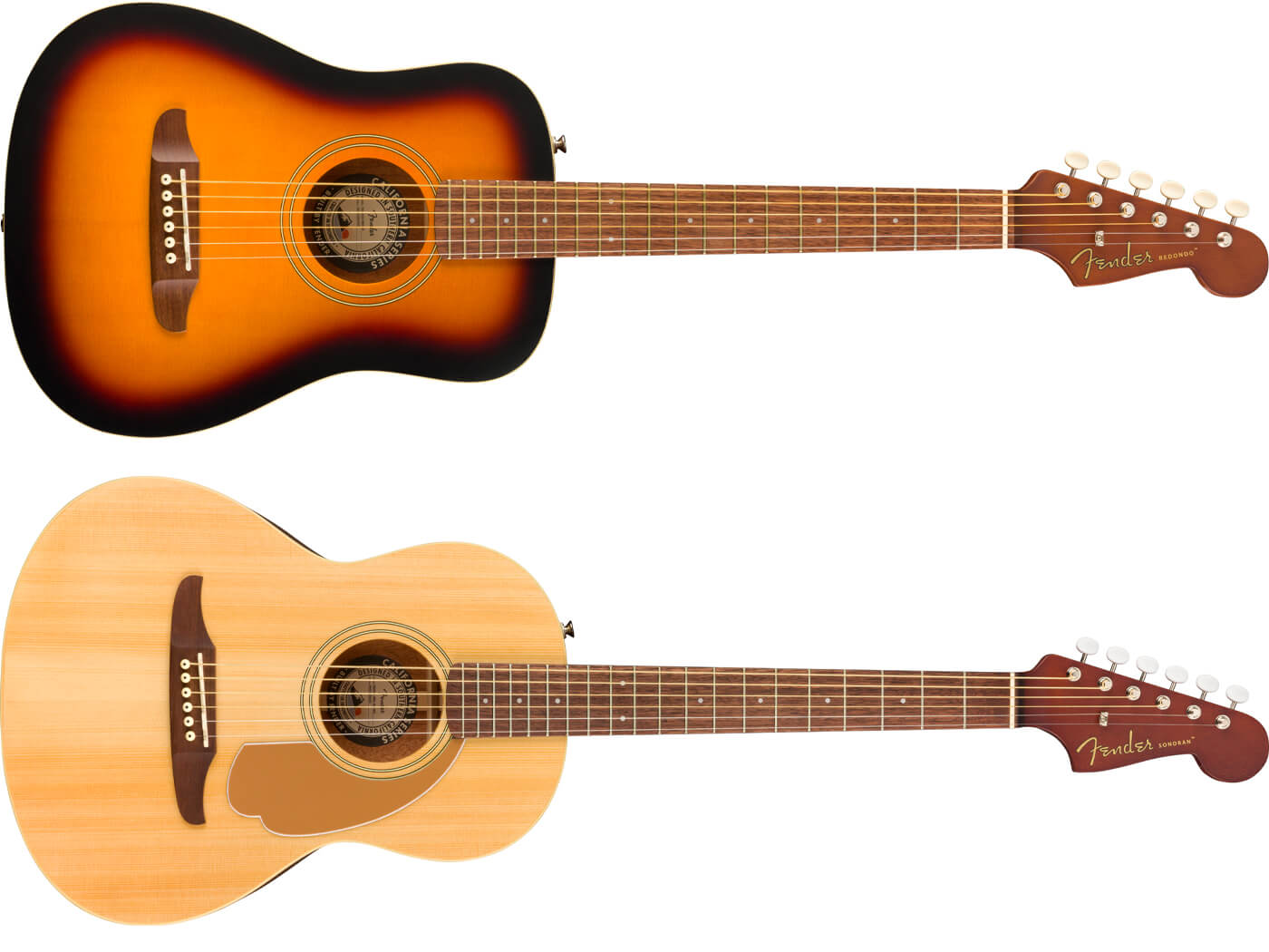 Fender's California Mini series are small-scale acoustics that