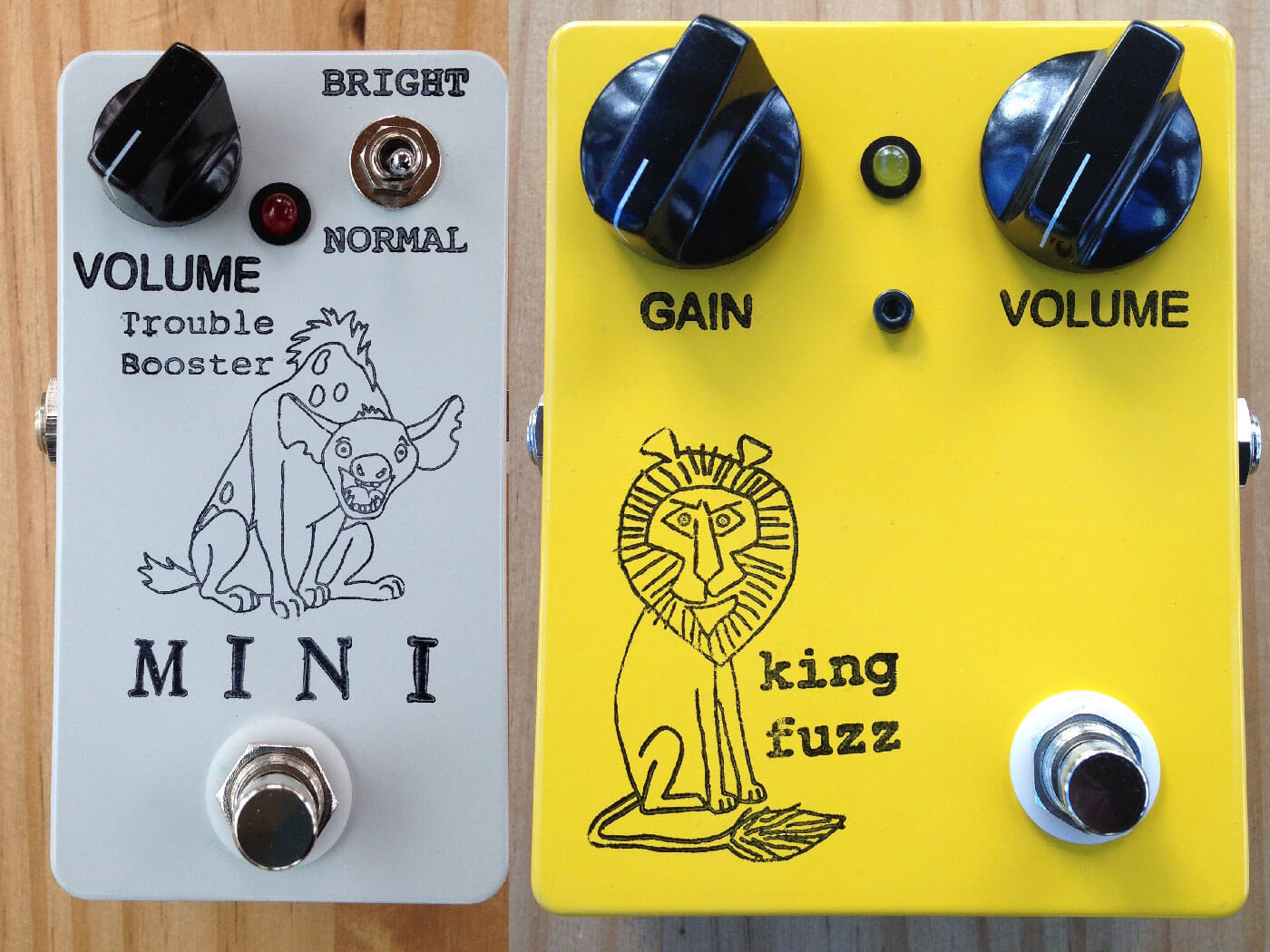Two Bigfoot pedals
