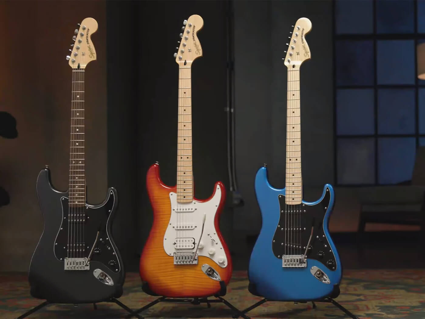 The new Squier Affinity Strats