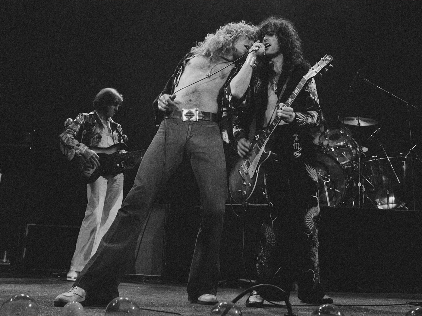 Led Zeppelin onstage