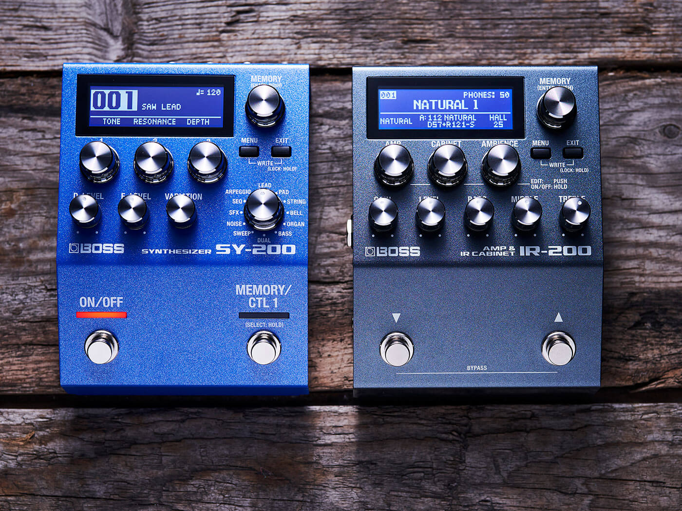 Boss unveils the IR-200 cab sim pedal and the SY-200 synth pedal