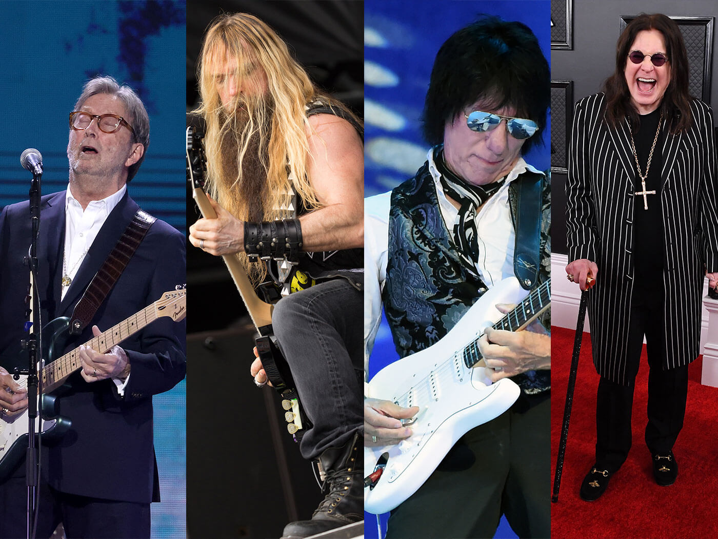 Eric Clapton, Zakk Wylde, Jeff Beck, Ozzy Osbourne