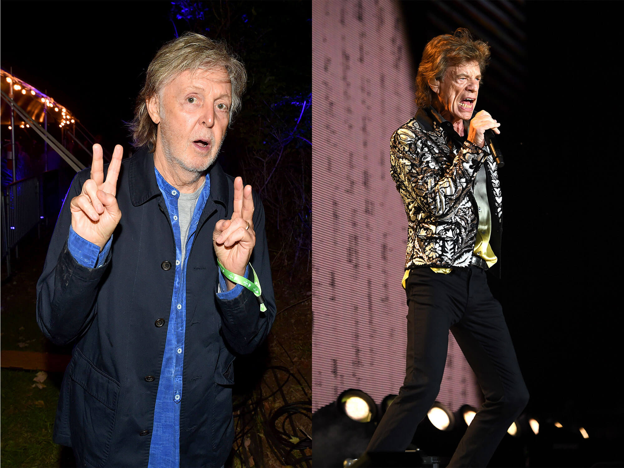 Paul McCartney, Mick Jagger