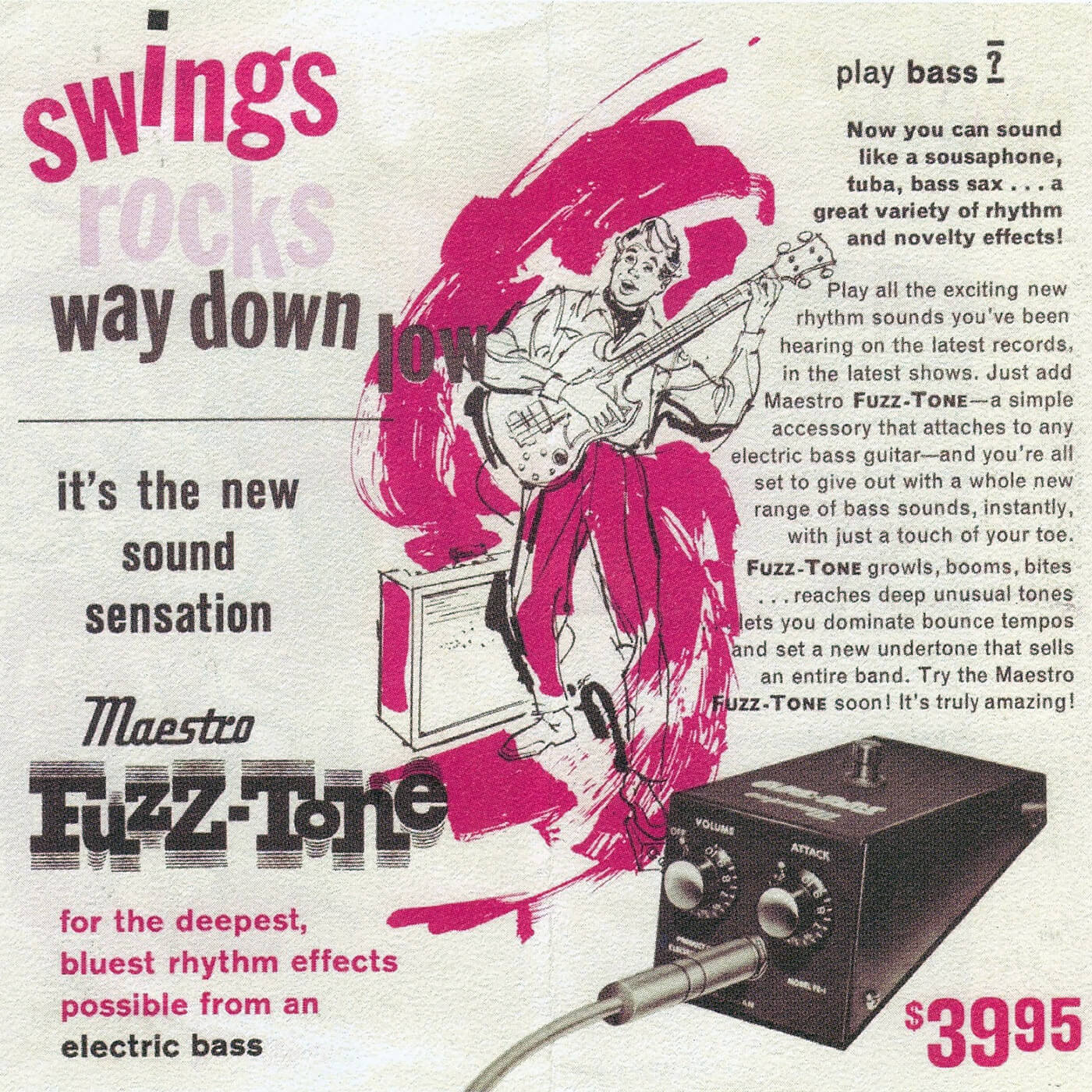 Maestro Fuzz Tone Ad