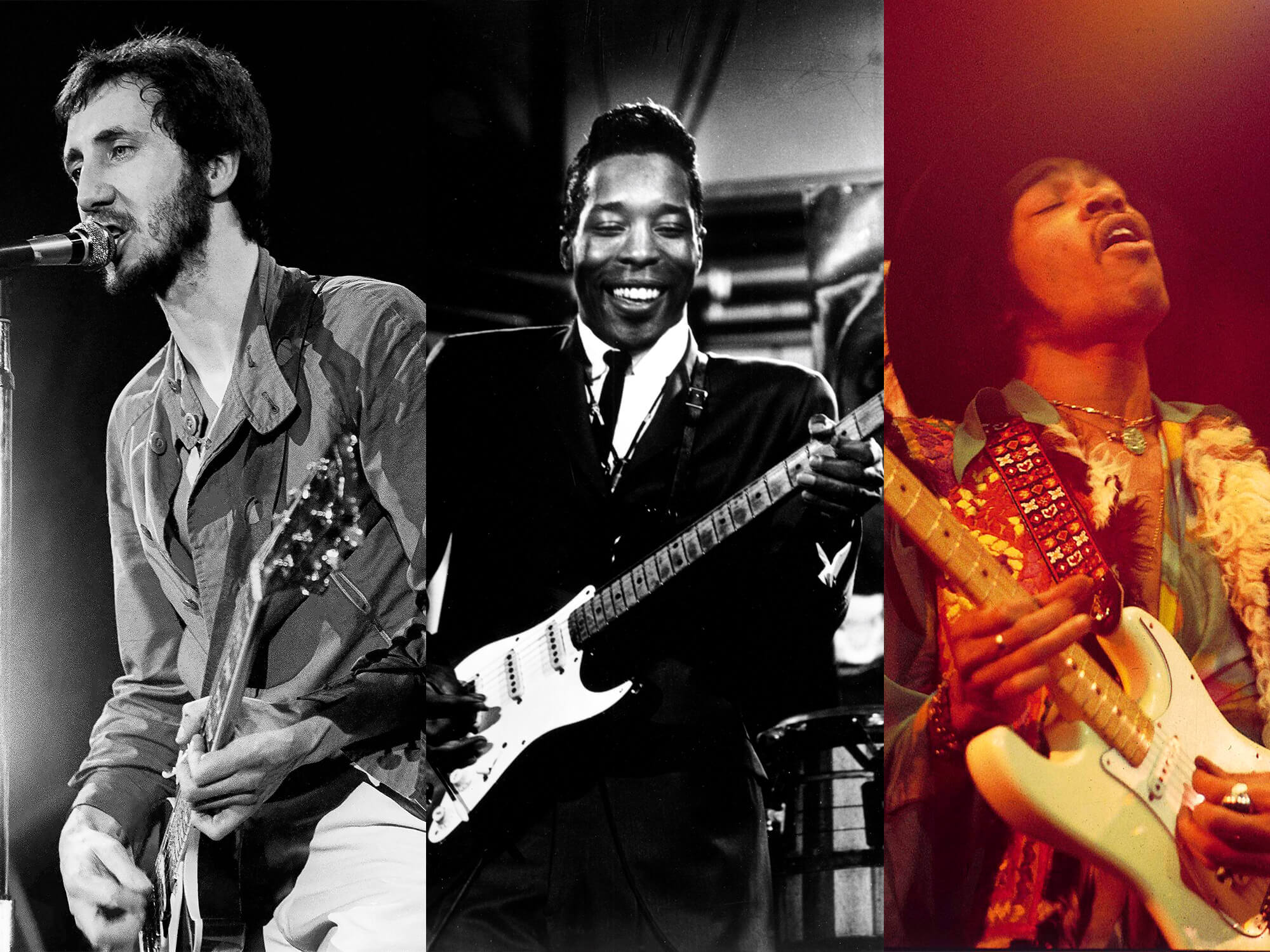 Pete Townshend, Buddy Guy, Jimi Hendrix