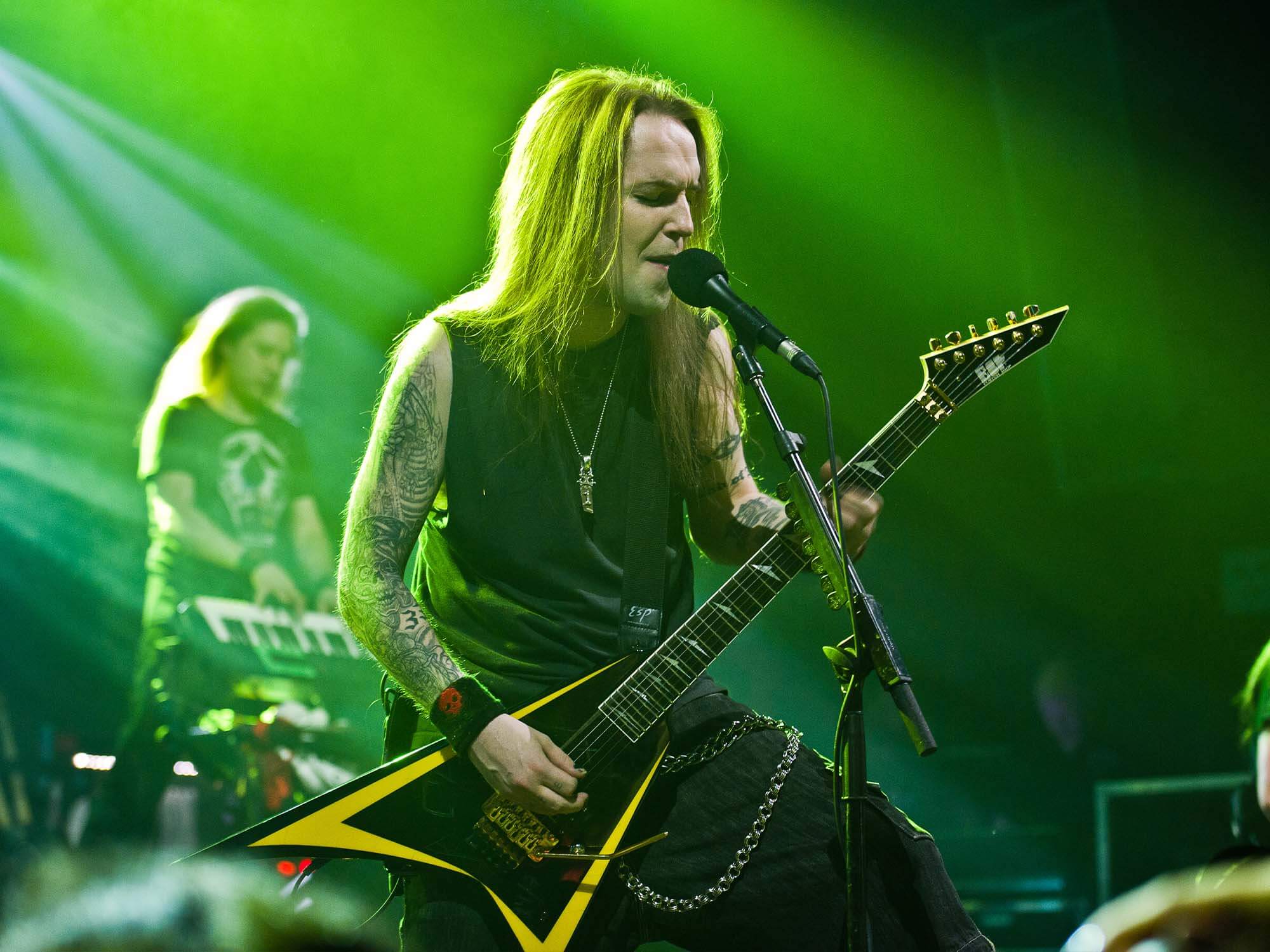 Alexi Laiho onstage