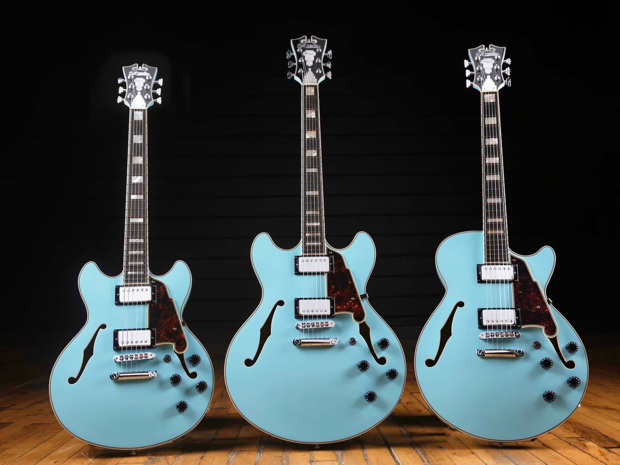 D'angelico Sky Blue finish