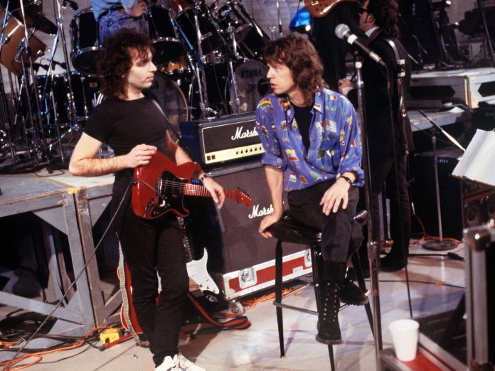 Joe Satriani and Mick Jagger
