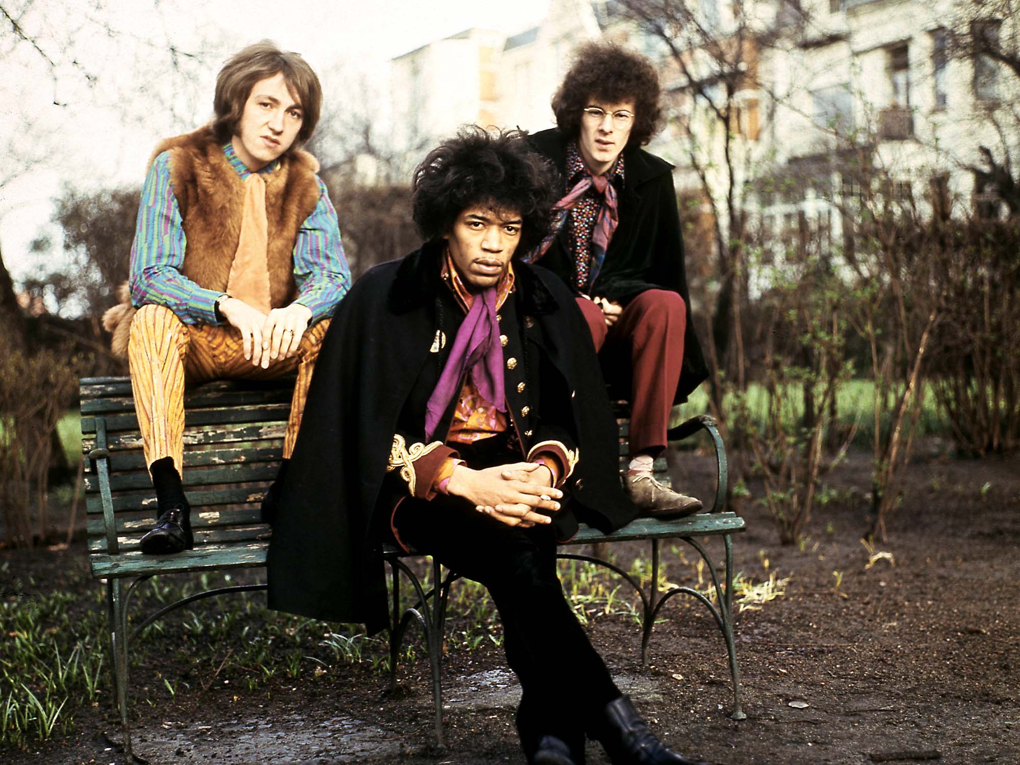 Mitch Mitchell, Jimi Hendrix and Noel Redding of the Jimi Hendrix Experience