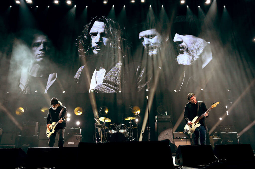 Soundgarden Performing at a Chris Cornell Tribute