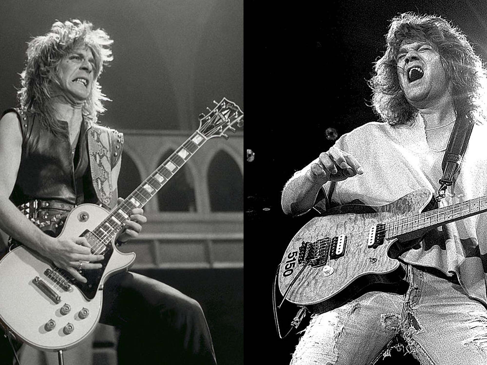 Randy Rhoads 1982 and Eddie Van Halen 1993