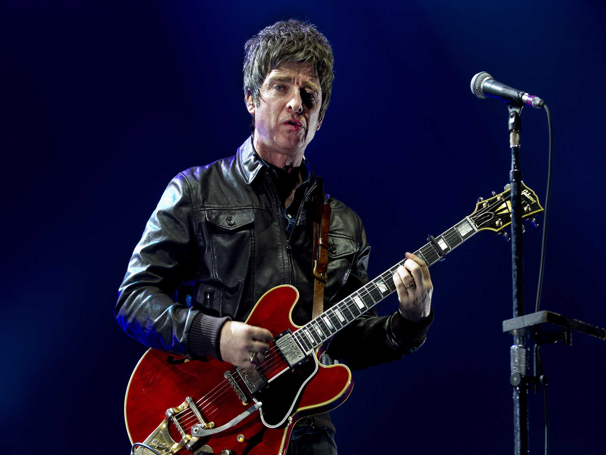 Noel teases a second signature guitar with Gibson, based on his Cherry Red ES-355 | Guitar.com | All Things