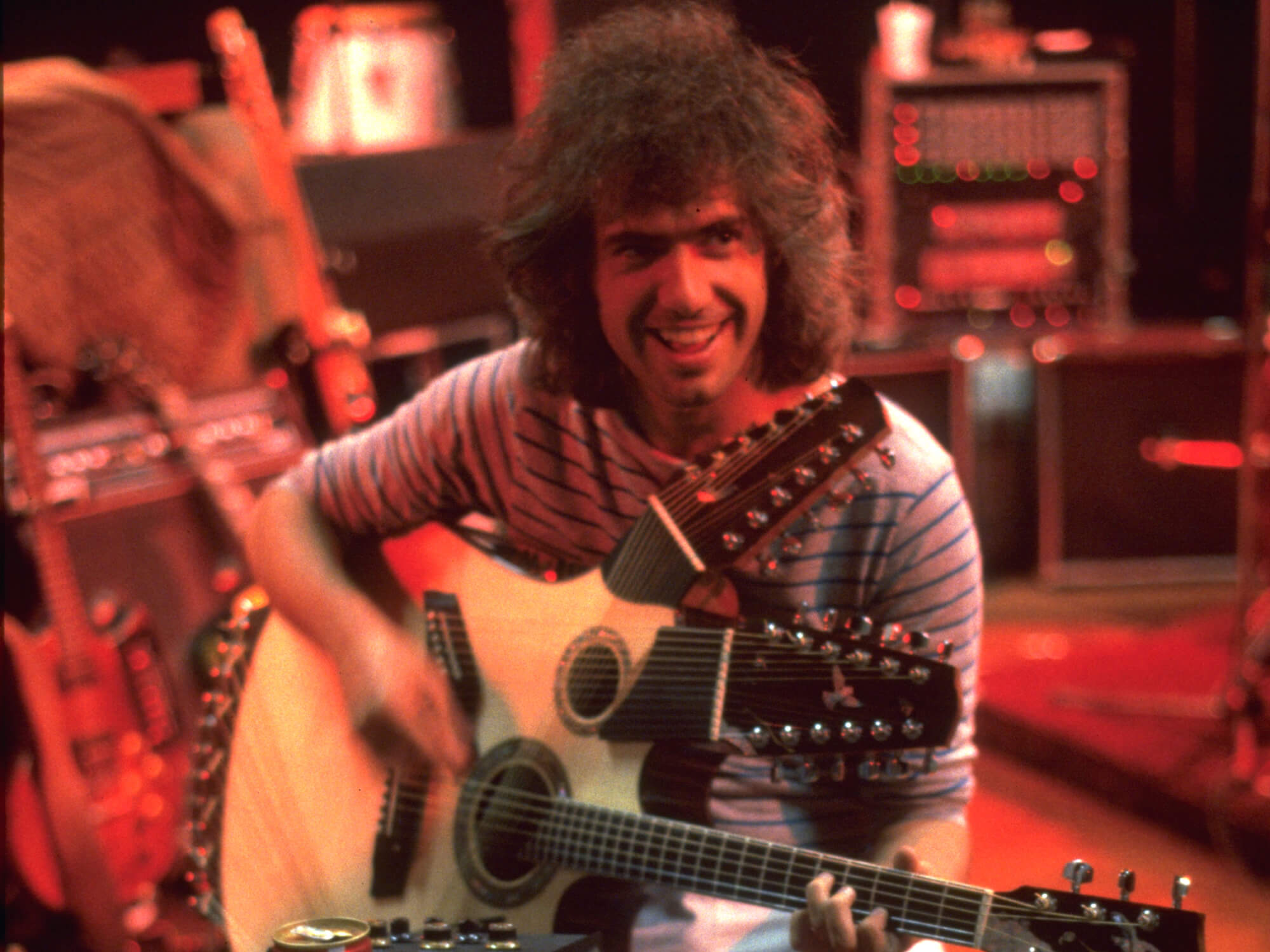 Pat Metheny with the Pikasso Guitar