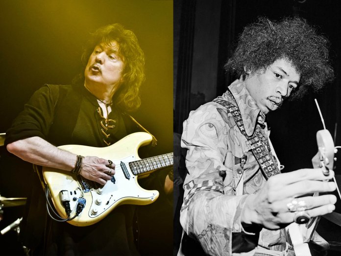 Ritchie Blackmore and Jimi Hendrix