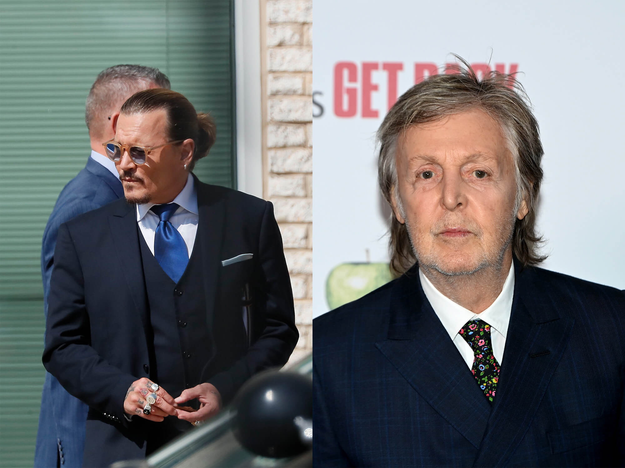Johnny Depp and Paul McCartney