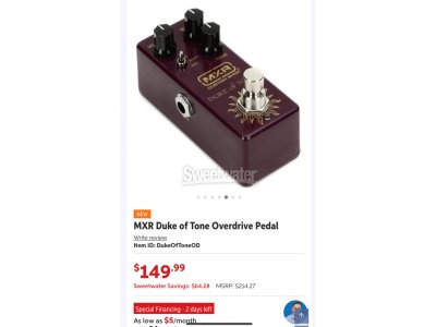 MXR Duke Of Tone: Are MXR and Analog Man teaming up on an affordable