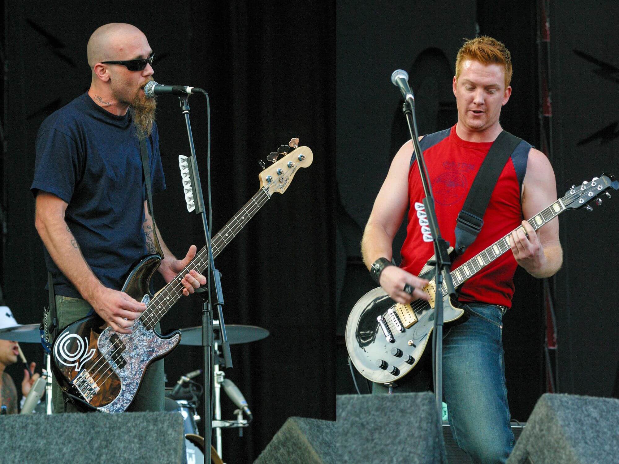 Queens of The Stone Age Nick Oliveri and Josh Homme