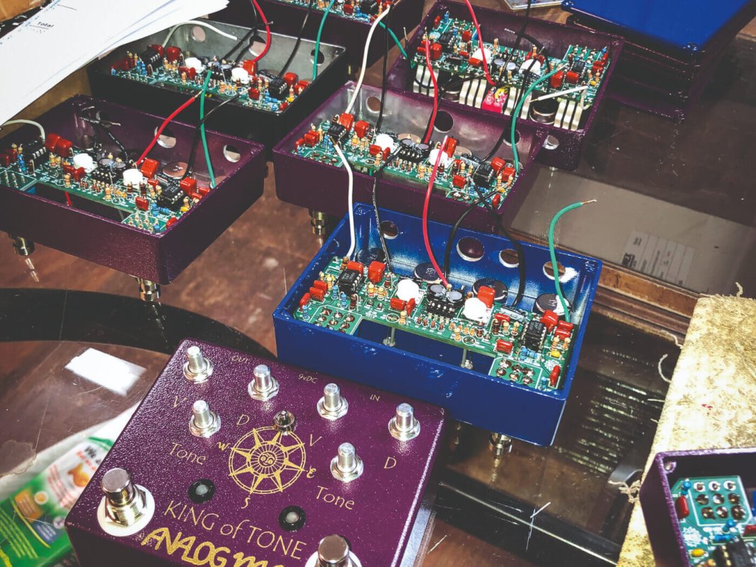 Analog fumes as fake components slow King Of Tone production