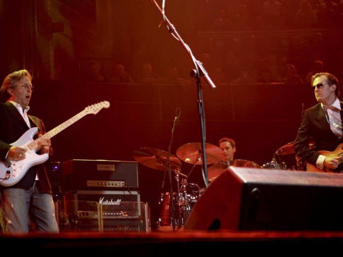 Eric Clapton and Joe Bonamassa at the Royal Albert Hall, 2009