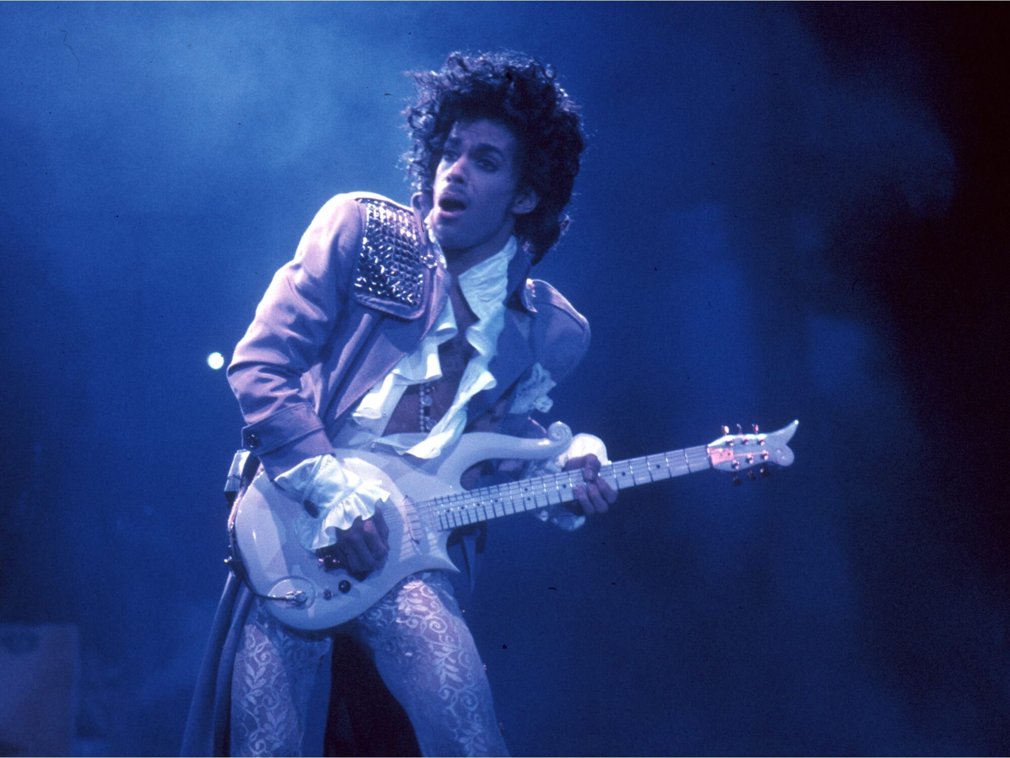 Prince with the Cloud Guitar.