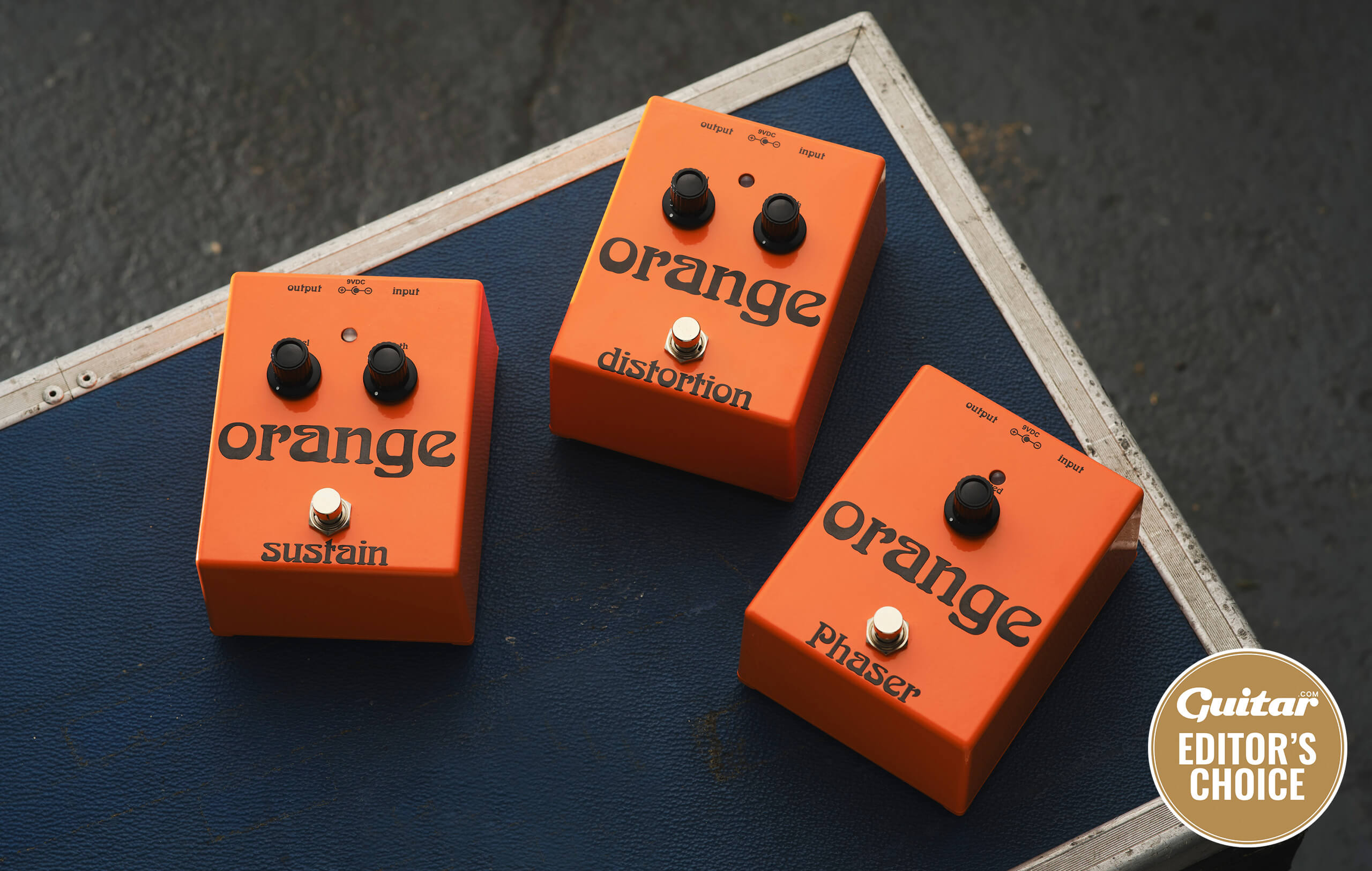 Orange Pedals - Sustain, Distortion and Phaser