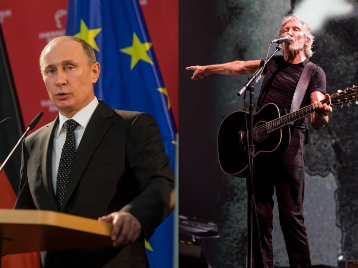 Roger Waters and Vladimir Putin