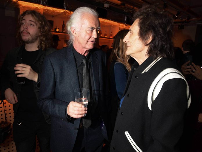 Jimmy Page and Ronnie Wood