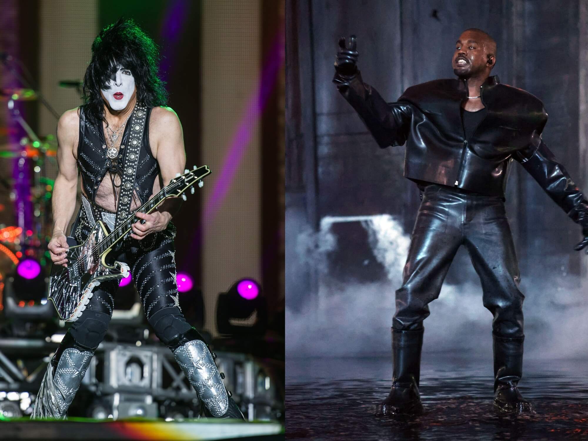 KISS' Paul Stanley and Kanye West