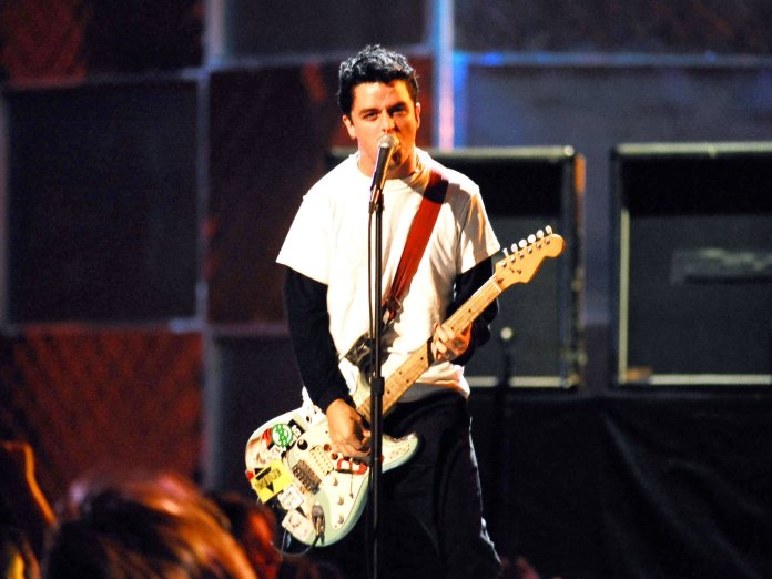 Billie Joe Armstrong of Green Day during 1994 MTV Video Music Awards at Radio City Music Hall in New York City, New York, United States