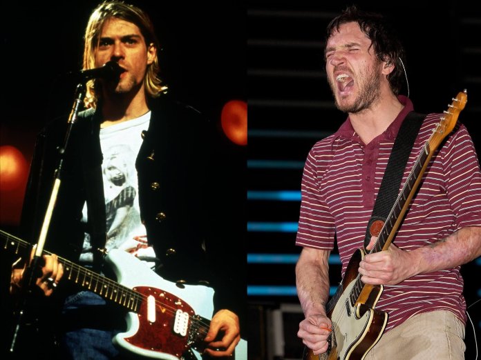 Nirvana Kurt Cobain and Red Hot Chili Peppers' John Frusciante