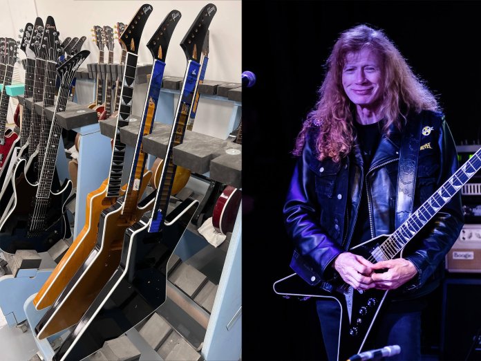 Dave Mustaine Gibson Flying V Kramer teaser
