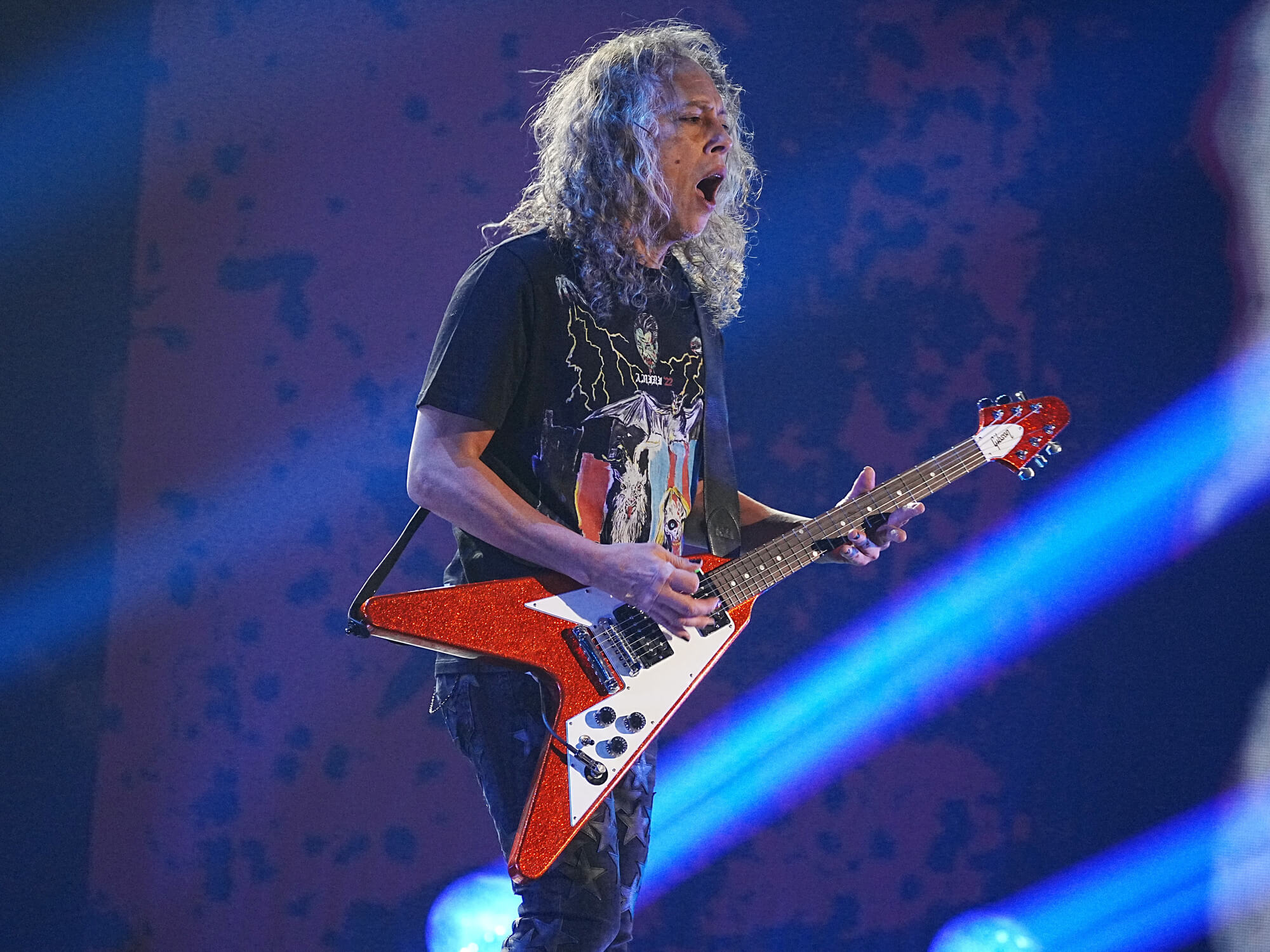Kirk Hammett Metallica Flying V Gibson