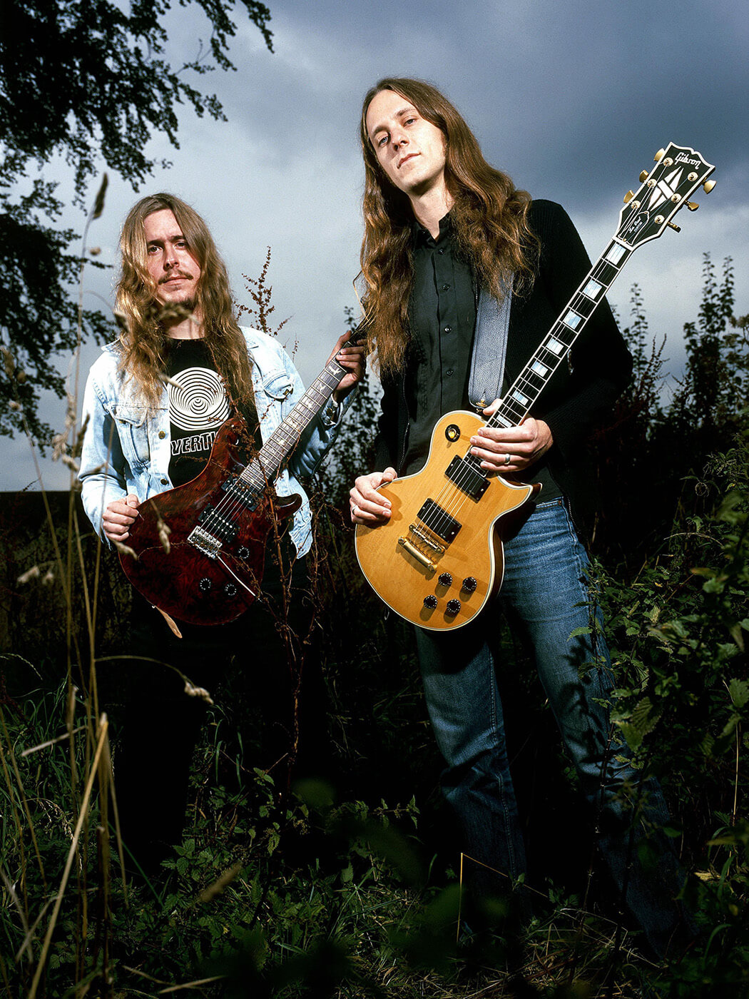 Peter Lindgren and Mikael Akerfeldt of Opeth