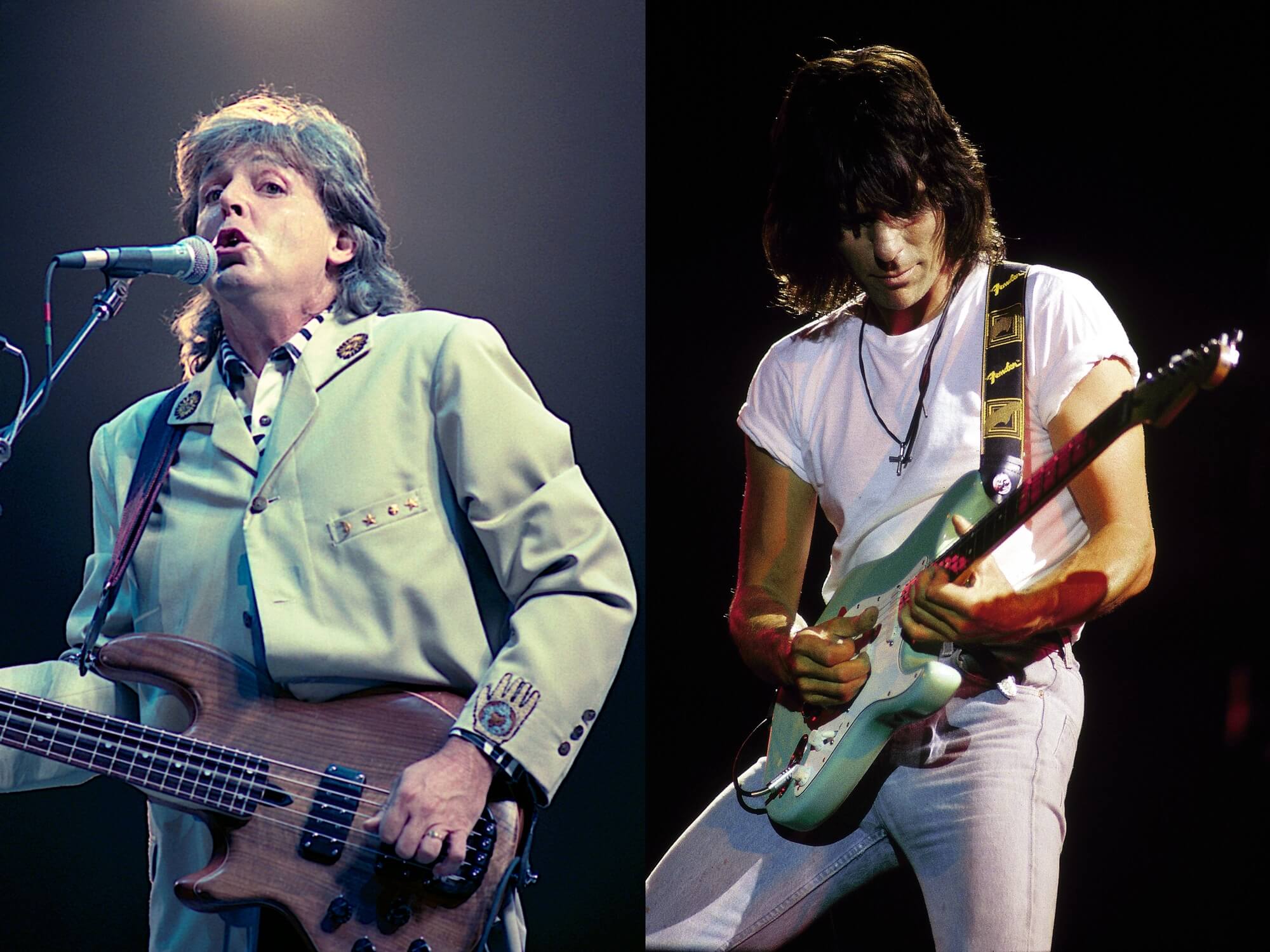 Paul McCartney and Jeff Beck