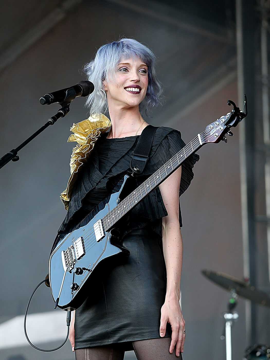 St. Vincent performs during the first day of the second weekend of the Austin City Limits Music Festival at Zilker Park on October 10, 2014 in Austin, Texas.