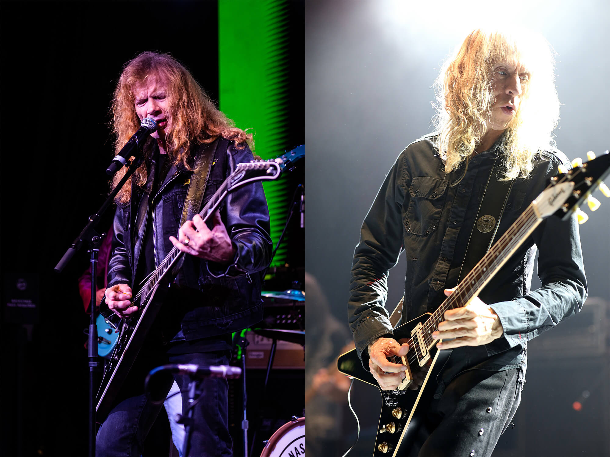 Dave Mustaine and Brian Tatler of Diamond Head