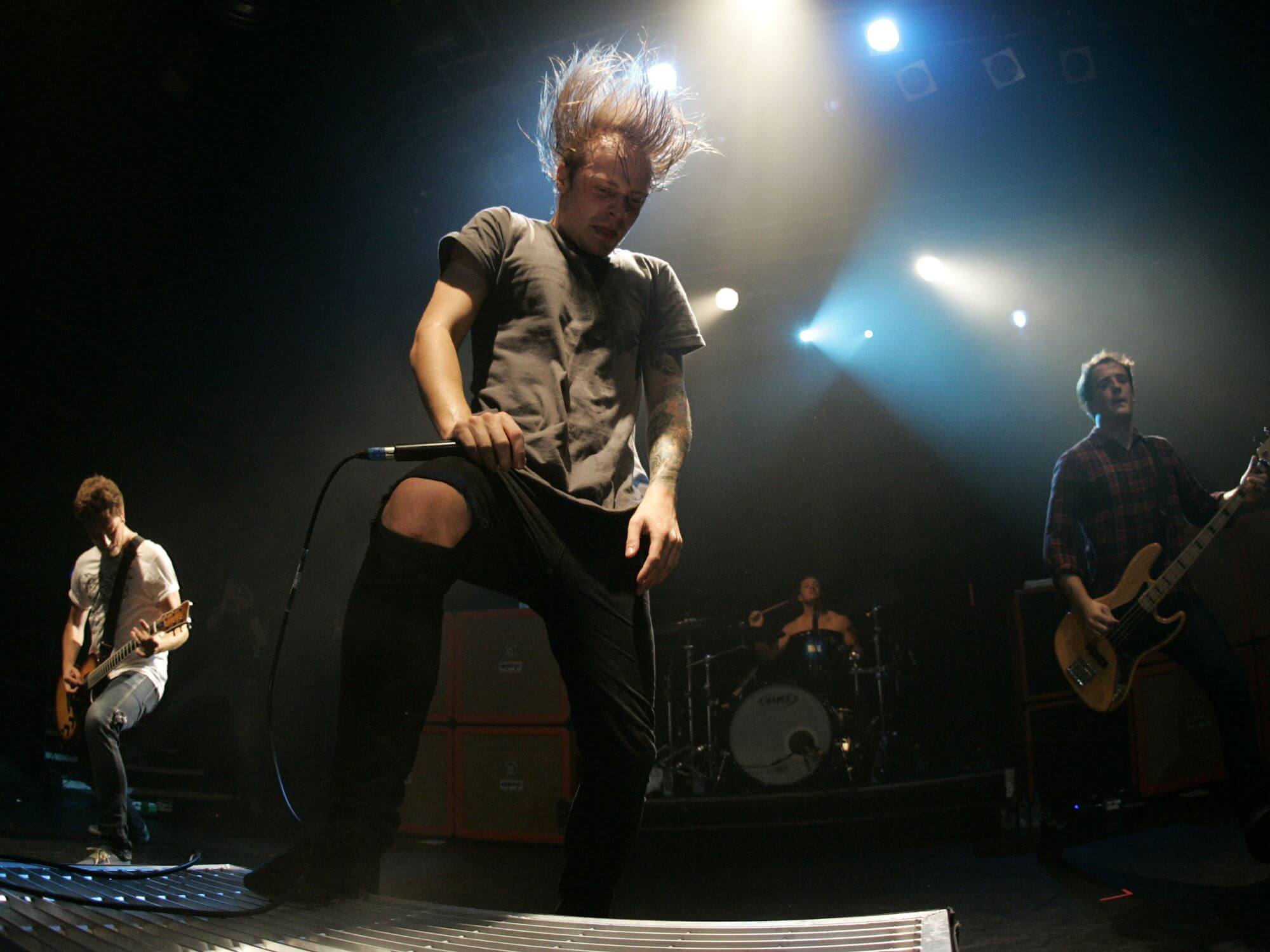 Architects performing live in 2010