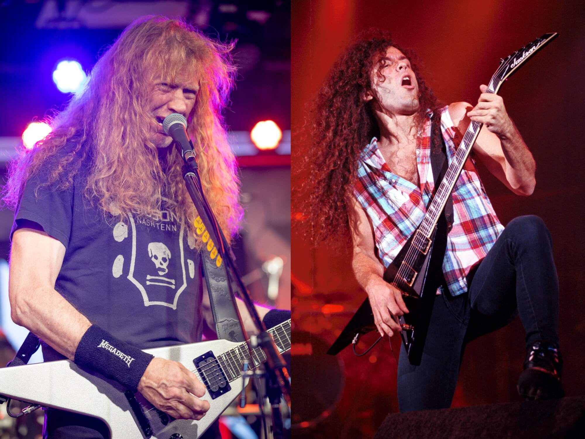 Megadeth's Dave Mustaine and Marty Friedman