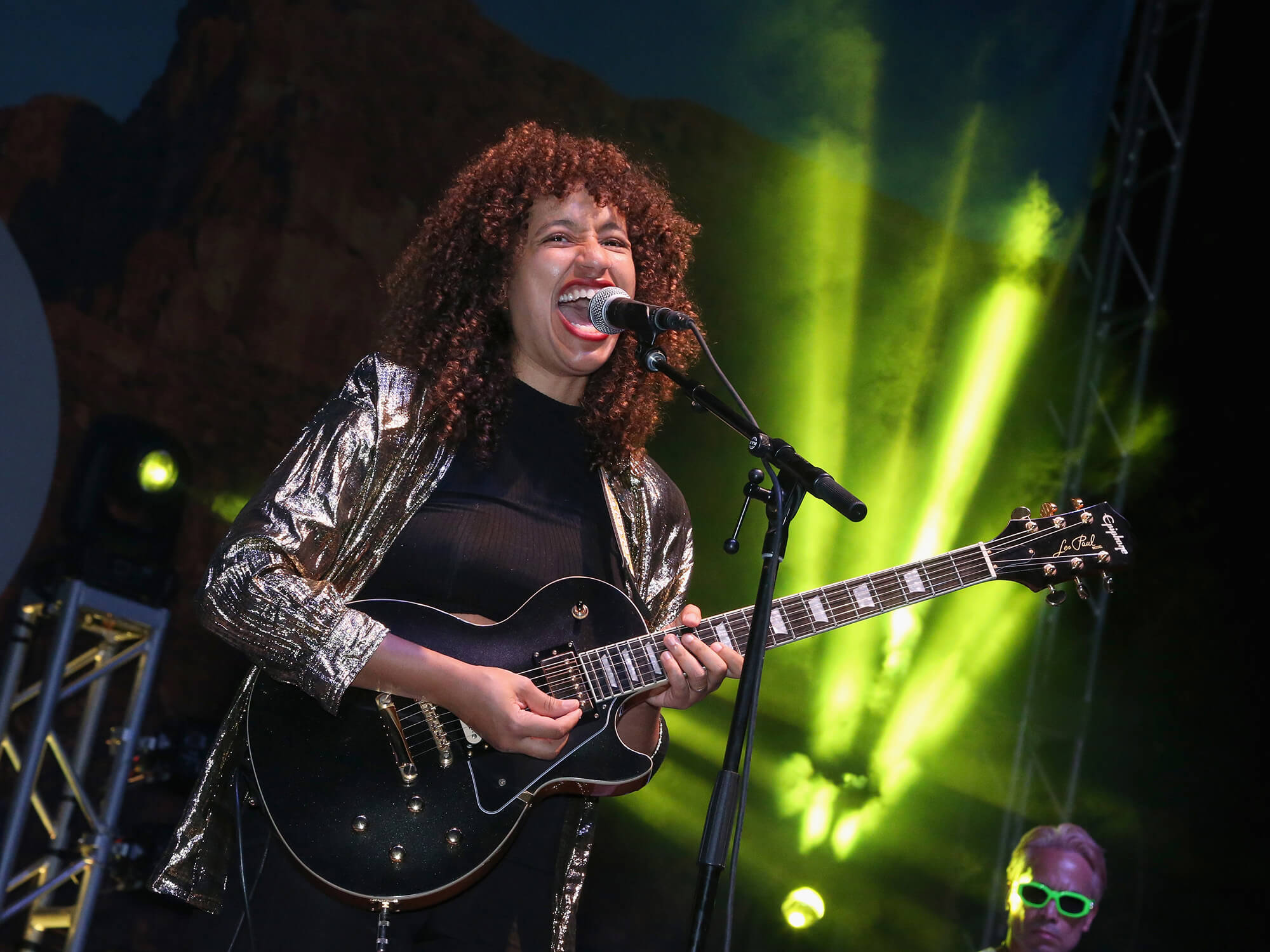 Jackie Venson performs in concert during the first show of the 30th anniversary of Austin City Limits Radio's "Blues on the Green" which was personally curated by Gary Clark Jr. at Zilker Park on July 27, 2021 in Austin, Texas.