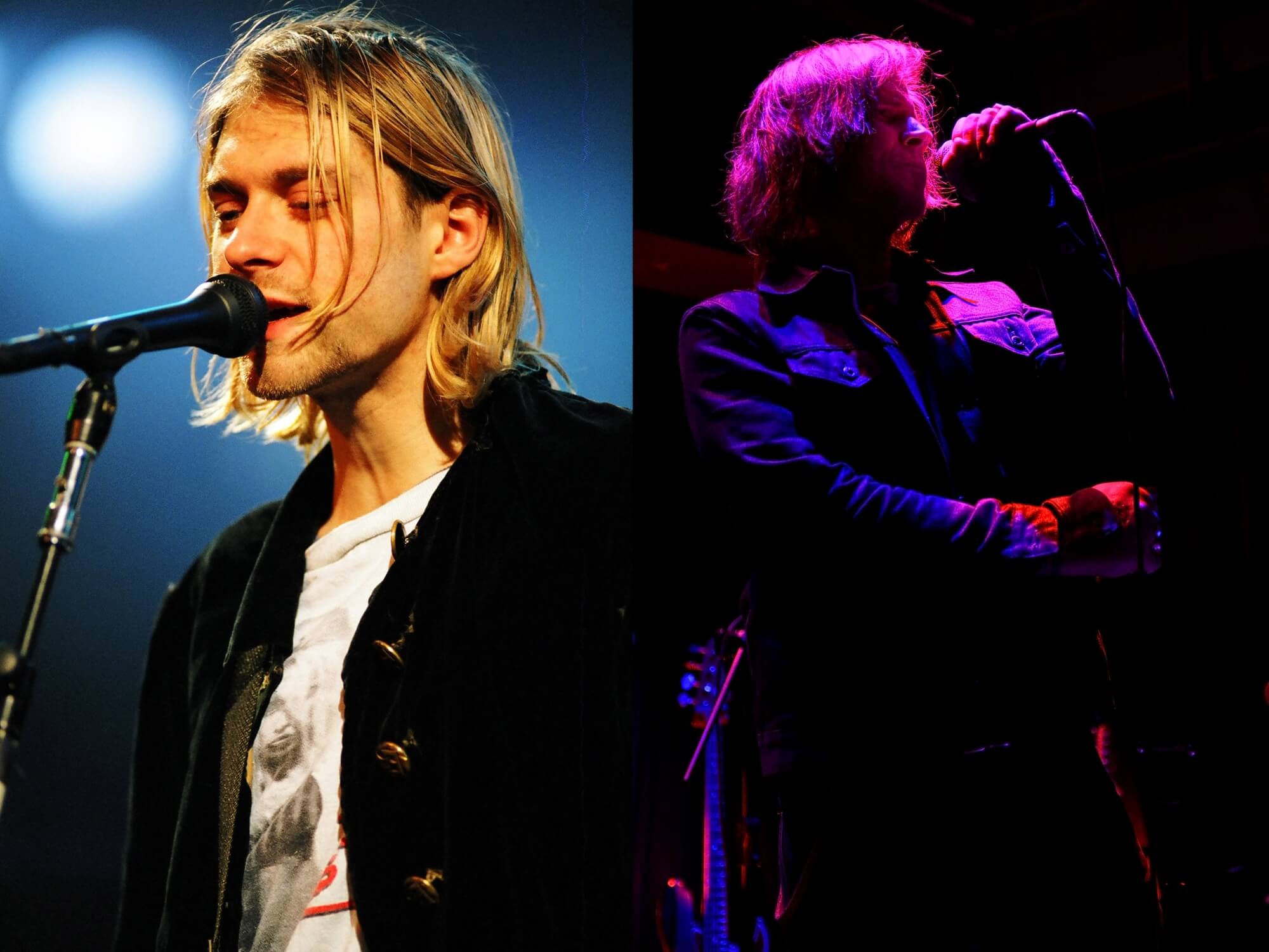 Nirvana's Kurt Cobain and Mark Lenegan of The Screaming Trees