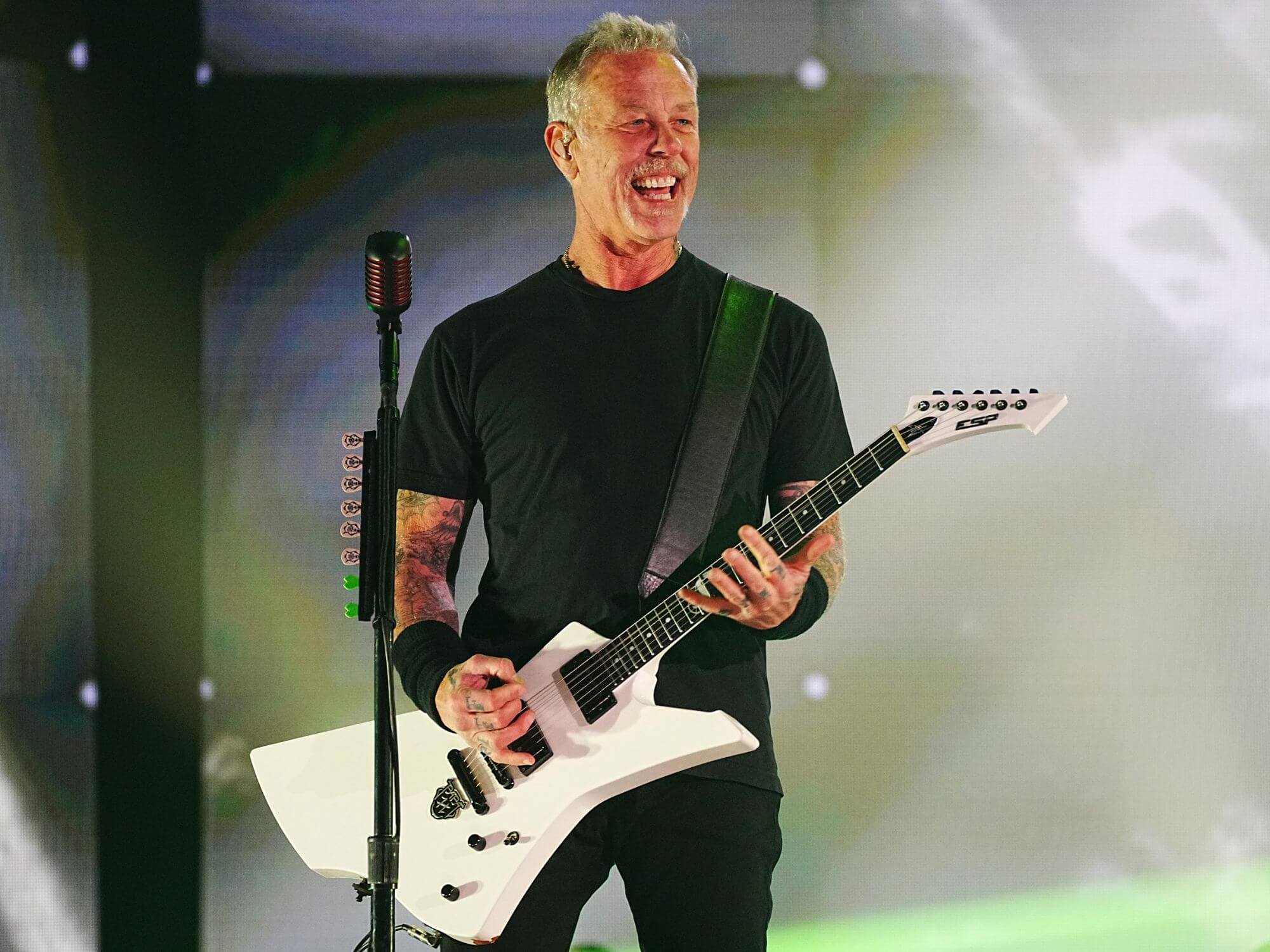 James Hetfield performs onstage for Metallica's The Helping Hands Concert 2022