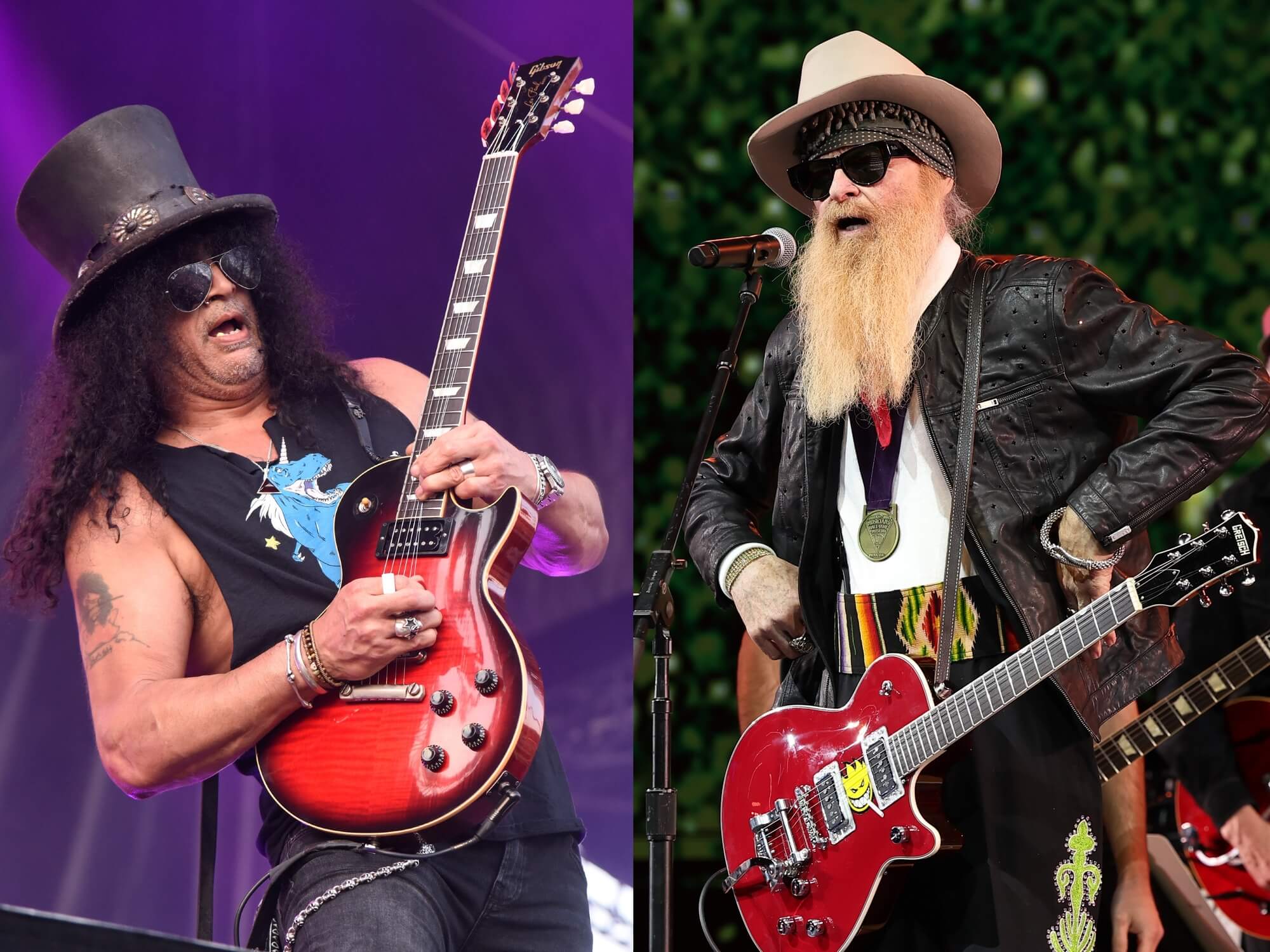 Slash and ZZ Top's Billy Gibbons