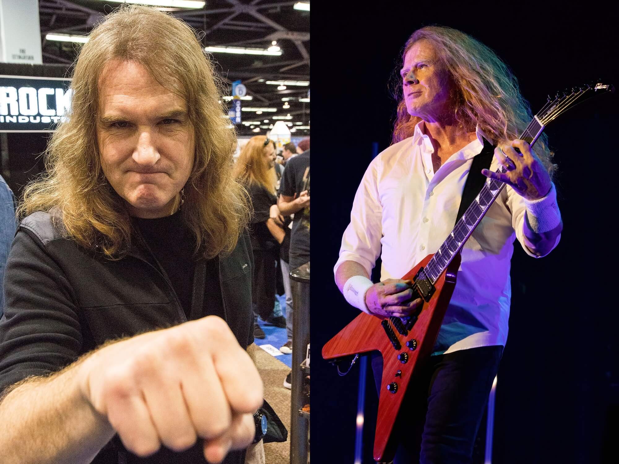 David Ellefson and David Mustaine of Megadeth