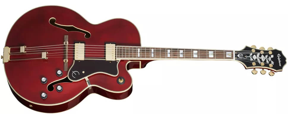 Epiphone Broadway in Wine Red finish