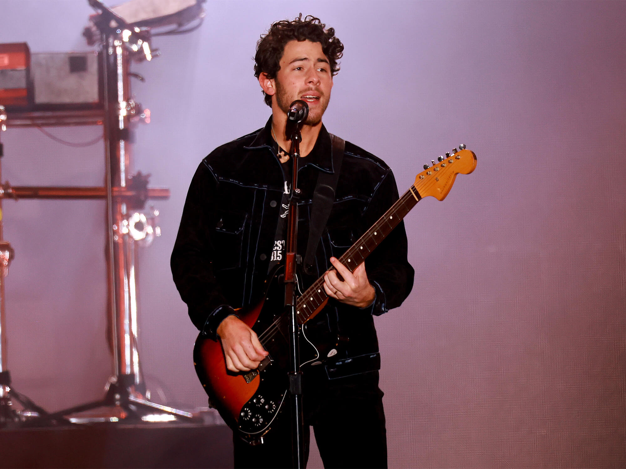Nick Jonas on stage