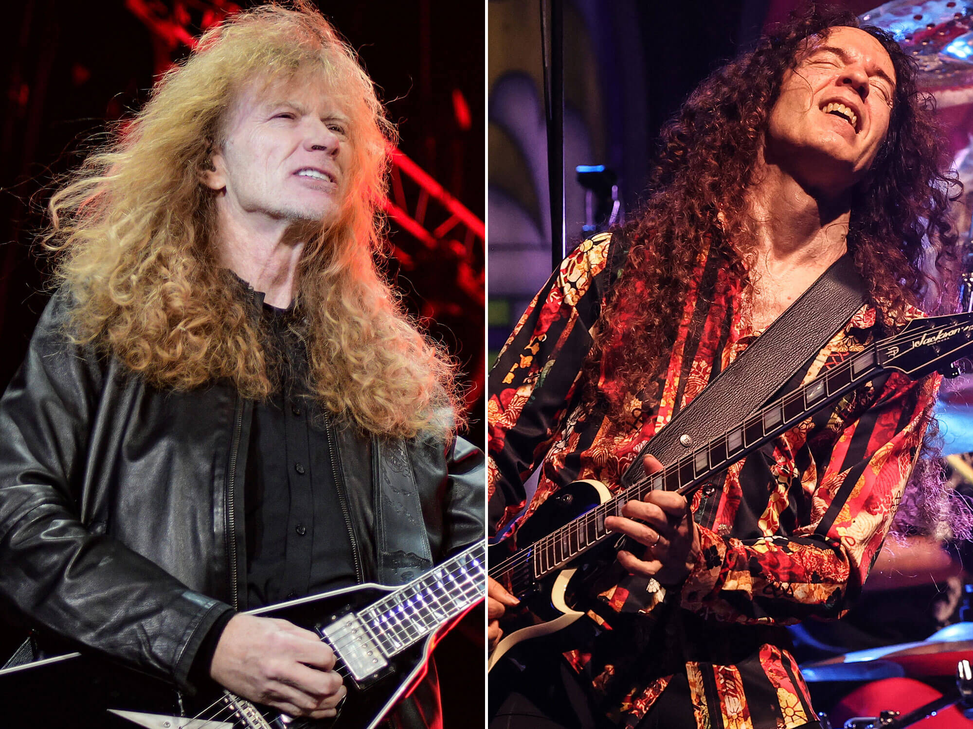 [L-R] Dave Mustaine and Marty Friedman